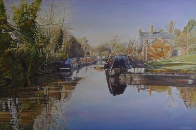 Saltisford Arm, Warwick by Kevin Guild of Railway Artist Parrish